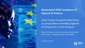 Mastering EU GPSR Compliance for Digital & AI Products