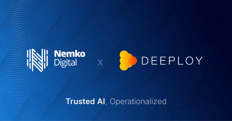 Nemko Digital and Deeploy Partnership Trustworthy AI Systems