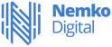 Nemko Digital - blue logo horizontal - 400x168