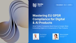 Mastering EU GPSR Compliance for Digital and AI Products Webinar Thumbnail